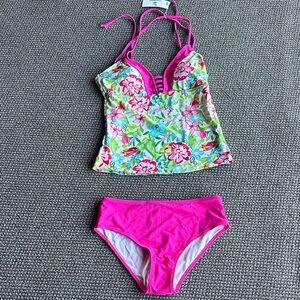 Floral Pink Bikini Set